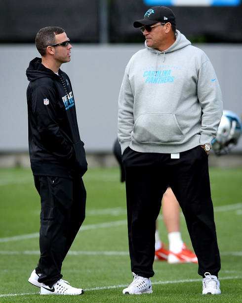 Brandon Beane and Ron Rivera